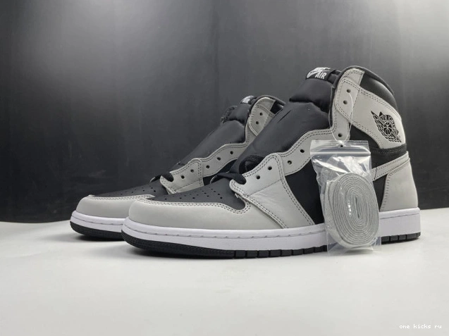 Rep 555088-035 Black Light Air Retro Grey White 1 Jordan Smoke High 0530